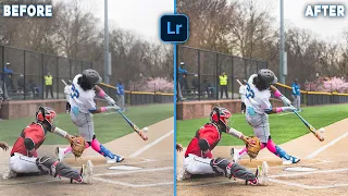 How I Edit My Baseball Photos In Lightroom Using My Preset Pack | Full Work-Through 2024|