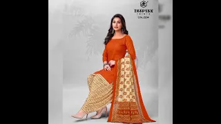 DEEPTEX  PICHKARI  a printed cotton Suit Dupatta By Glory Fab. (INDIA)