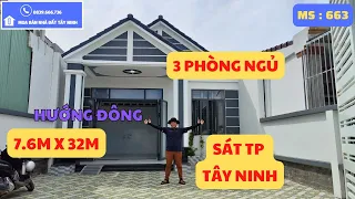 Bán Nhà Mái Thái Gần Chùa Tòa Thành Gần Chợ Gần Tp Tây Ninh  Nhà Đất Tây Ninh Giá Rẻ 663N