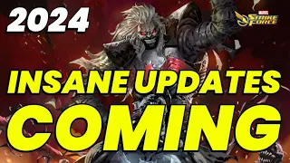 INSANE 2024 UPDATES COMING! ALL CONFIRMED & TEASERS! LEGENDARYS & MOMENTS! MARVEL Strike Force