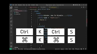 VSCode: How to edit keyboard shortcuts (change or disable default shortcuts)