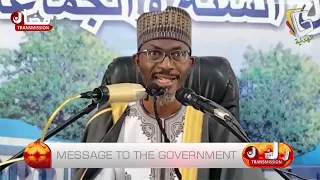 MESSAGE TO THE GOVERNMENT || DR. FAADHIL IBN NURUDEEN ABIOLA AL-IMAM