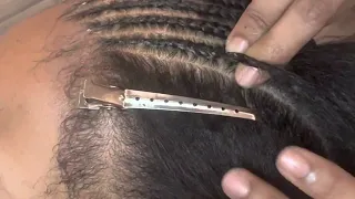 MUST SEE! Tricks for the best straight backs| Knotless Braids! #viralvideo #feedinbraids #tricks