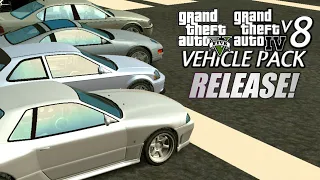 VEHICLE PACK GTA IV & GTA V v8 FOR GTA SA FINAL RELEASED!