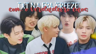 TXT fazendo uma bagunça ENORME na era 'FREEZE'