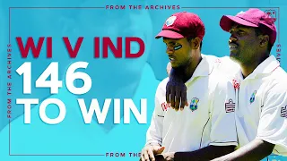 📺 146 To Win | ⭐️ Shivnarine Chanderpaul & Brian Lara Star vs Sachin Tendulkar & India | West Indies