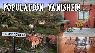 Abandoned GHOST TOWN in the middle of the Portuguese mountains | Houses filled with stuff