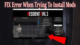 How To FIX Error When Trying To Install PC Mods Resident Evil 3 Remake