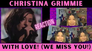 Reaction to Christina Grimmie - With Love ❤️ - Live & Studio Versions - We Miss You! 😭