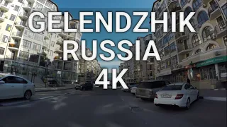 Gelendzhik Russia 4 March 2020 City drive 4k Геленджик. От Толстого мыса до аквапарка Золотая Бухта