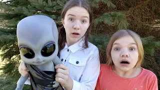 We Found an ALIEN BABY in Our Yard!