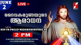 JUN 2|ദൈവകരുണയുടെ ആരാധന|Karuna kontha|FR PHILIP NEDUMTHURUTHIL VC|DIVINE ADORATION|Aradhana|GOODNESS