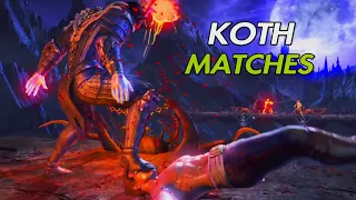 VARIOUS KOTH MATCHES|SHINNOK GAMEPLAY|MKX