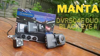 Manta DVR504F DUO Black Eye II - wideorejestrator samochodowy z kamerką wsteczną | test, recenzja