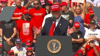 President Trump Making Final Push For Florida Votes With Tampa Rally