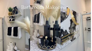 ULTIMATE BATHROOM DECORATING IDEA | MAKEOVER ON A BUDGET