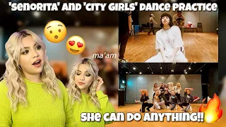 [REACTION] LISA 'SENORITA' AND 'CITY GIRLS' DANCE PRACTICE