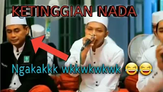 KOCAK !!! Kumpulan Vokal Hadroh Ketinggian  nada || LUCU ngakak habis