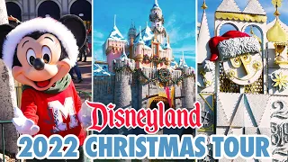 Disneyland Christmas 2022 - Walkthrough, Snacks, Merch, Characters & Rides [4K POV]