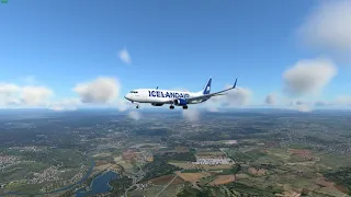 XPlane 12 beta6 EDDK landing 32R