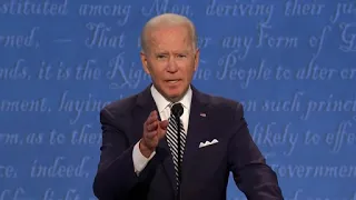 Joe asks President Trump ,'Will you shut up, man?' during presidential debate