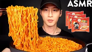 ASMR NEW SAMYANG TOPPOKI + MOZZARELLA CHEESE MUKBANG (No Talking) EATING SOUNDS | Zach Choi ASMR