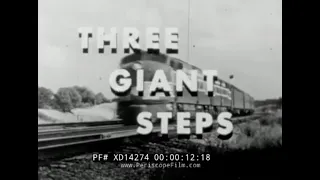" THREE GIANT STEPS " 1957 NEW YORK CENTRAL RAILROAD   CENTRALIZED TRAFFIC CONTROL  XD14274