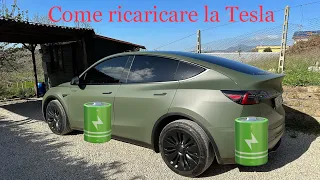 Come ricarico la Tesla a casa! 😜