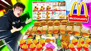 Ordering ONE Of EVERYTHING From MCDONALDS!