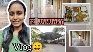 12th january vlog NIT warangal😄 #messfood #campuslife #department #iitjam #iitjee