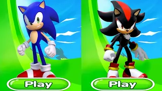 Sonic Dash - Sonic Vs shadow Vs All Bosses Zazz Egman -All 86 character unlocked