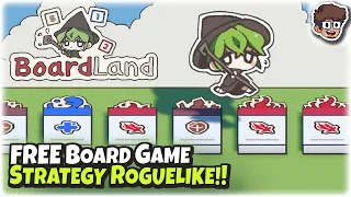 FREE Unique Board Game Strategy Roguelike!! | Let's Try BoardLand