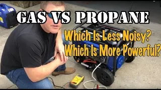 Gasoline Vs Propane Generator Noise & Load Testing, Is Propane or Gasoline Quieter & More Powerful?