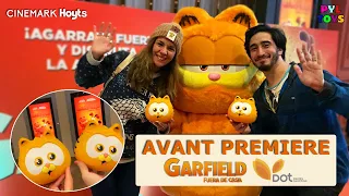 ¡Fuimos a la AVANT PREMIERE de Garfield Fuera de Casa!