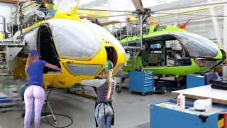 Inside Helicopter Factory🚁R44, R22, R66: Producing cheap Robinson Civilian Helicopters