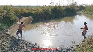 Fishing By Hand In The Pond || Shark Attack on Fishing Boat || Catching Big Fish By Hand🦈🐟🦐