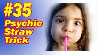 Straw Magic Trick Revealed - Impromptu Tricks - How To Tutorial - After Dinner Magic