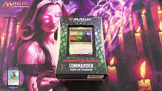 MTG D&D Commander Deck: Aura of Courage Unboxed