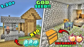 🔥[GOD SEED] For Minecraft Bedrock Edition 1.20 || Bast Seed For Minecraft 1.20