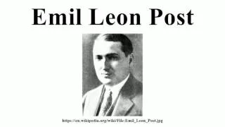 Emil Leon Post