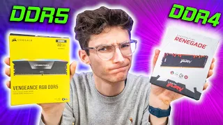 You're Probably Wasting Your Money... 🙄 DDR4 vs DDR5 RAM For Gaming!