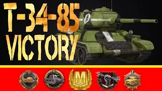 T-34-85 Victory MASTERY on castilla (wot blitz)