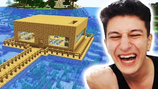 YÜZEN EV YAPTIM 😱 Minecraft 65