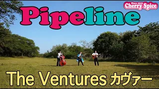 🎸【Pipeline Outdoor】The Ventures カヴァー 🍒 Haruka with Cherry Spice