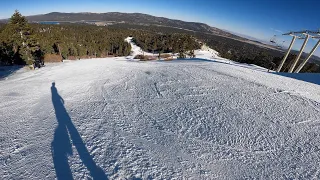 Taking a Top to Bottom Run at Big Bear Mountain on A Relatively Uncrowded Saturday Morning | RAW