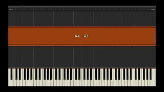 А4 - #1 l Piano MIDI Version (На пианино)
