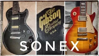 Oddball Semi Plastic Vintage GIBSON SONEX vs LES PAUL 1959 Reissue - May surprise you!