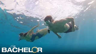 Zach & Kat Enjoy Romantic One-on-One Snorkeling Date in the Bahamas