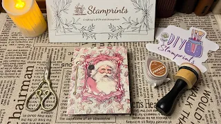 ASMR Craft | Assembling the “Pink Santa Mini Photo & Notes Album Handmade Booklet Craft Kit”🥰