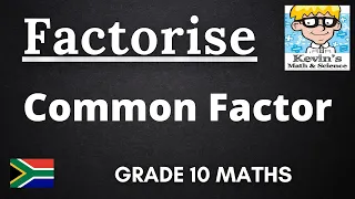 Factorising grade 10: Common Factor Revision